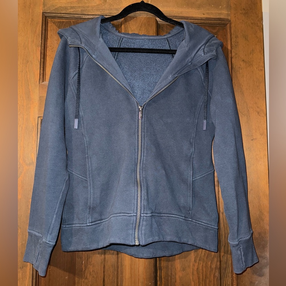 Lululemon “Warm for Winter” Full Zip Sweatshirt - Mach Blue